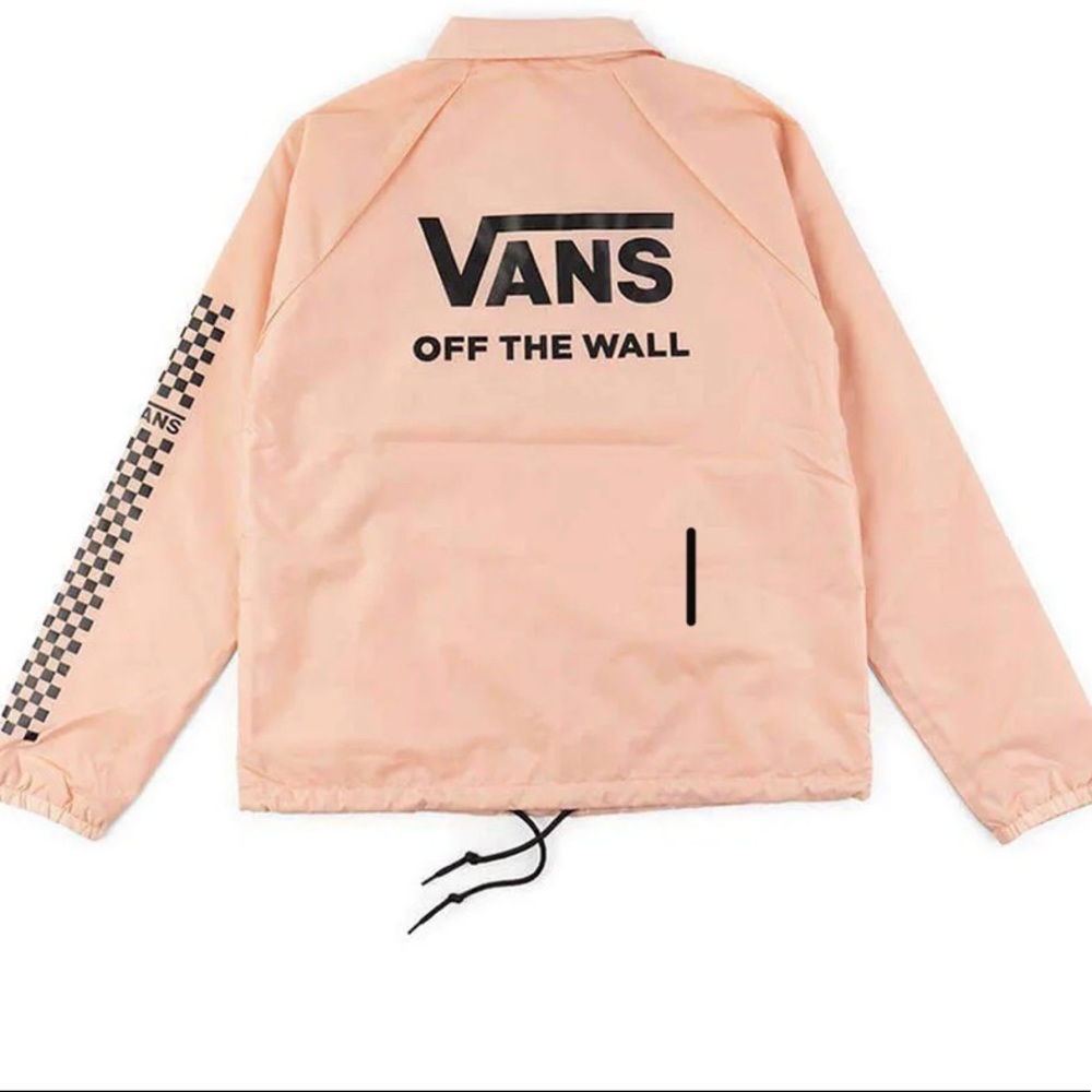 VANS THANKS COACH FUNDAY JACKET Women’s Rose Cloud - Picture 2 of 5